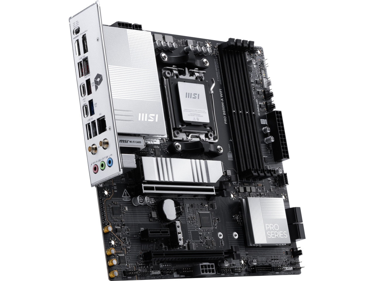 MSI PRO B850M-A WIFI AM5, Wi-F - Am5 Micro Atx Pcie 5.0 Motherboard recensie en prijs